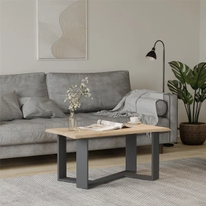 Couchtisch Arne Goldkraft Eiche 90 x 50 cm livinity®