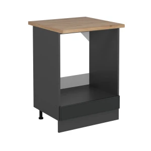 Szafka kuchenna R-Line Antracytowy domek wiejski 60 cm , BP Dąb Vicco