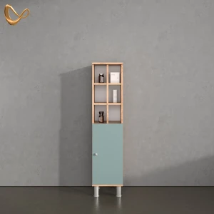 Midischrank Fucino Grün 30 x 130.6 cm große Tür livinity®