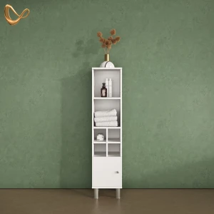 Midischrank Fucino Weiß 30 x 95 cm livinity®