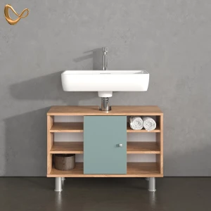 Waschbeckenunterschrank Fucino Grün 80 x 54 cm livinity®