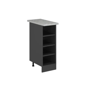 Køkkenreol R-Line Antracit 30 cm BP Marmor Vicco