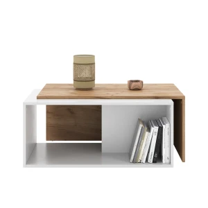 Couchtisch Paul Carvalho Branco/Dourado 90 x 48 cm Vicco