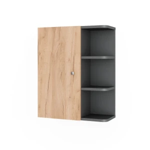 Vægmonteret garderobe Fynn Antracit/gylden eg 47.2 x 59.2 cm Vicco