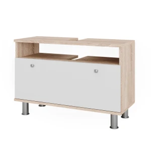 Underskab til håndvask Fynn Sonoma/Hvid 80.2 x 54 cm med skuffe Vicco