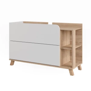 Underskab til håndvask Karen Sonoma/Hvid 100 x 65 cm med 2 skuffer Vicco