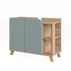 Underskab til håndvask Karen Sonoma/blå 80 x 65 cm med 2 døre Vicco
