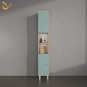 Badschrank Fucino Grün 30 x 190 cm livinity®