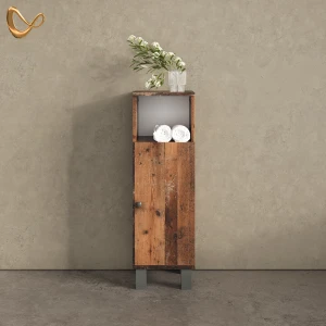 Midischrank Fucino Eiche rustikal 30 x 95 cm livinity®