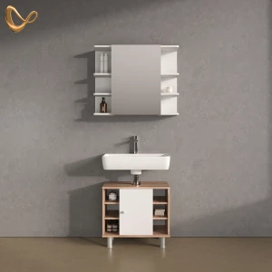 Badmöbel-Set Fucino Sonoma 2 Teile livinity®