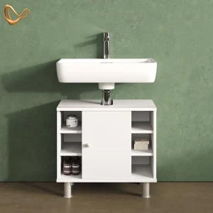 Waschbeckenunterschrank Fucino Weiß 60 x 54 cm livinity®