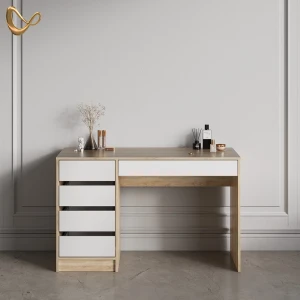 Schminktisch Imola Weiß/Sonoma 120 cm livinity®