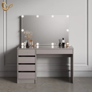 Schminktisch Imola Cashmere 120 cm mit LED Beleuchtung livinity®