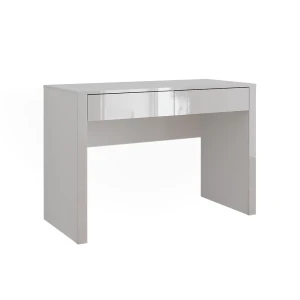 Skrivebord Annabelle Hvid højglans/hvid 110 x 50 cm med 2 skuffer Vicco