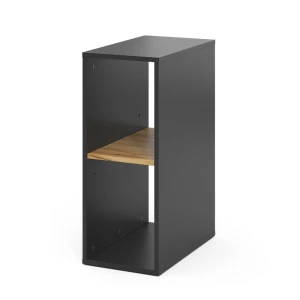 PC-skab Tomy Antracit/gylden eg 28.5 x 50 cm ,2 rum Vicco