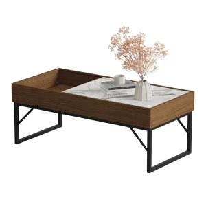 Sofabord Lunero Valnød 105 x 50 cm Vicco