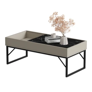 Sofabord Lunero Creme 105 x 50 cm Vicco