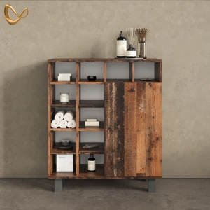 Badschrank Fucino Eiche rustikal 78.4 x 91.6 cm livinity®