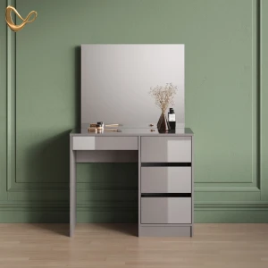 Schminktisch Imola Grau 90 cm mit Spiegel livinity®