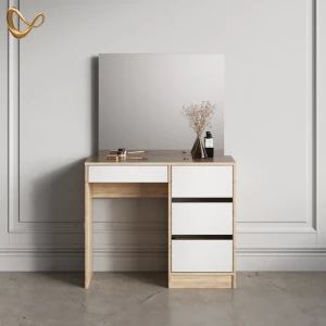 Schminktisch Imola Sonoma 90 cm mit Spiegel livinity®
