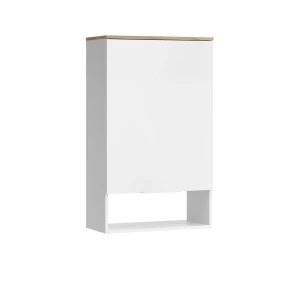 Kredens Wido Biały/Sonoma 60 x 100 cm z drzwiami Vicco
