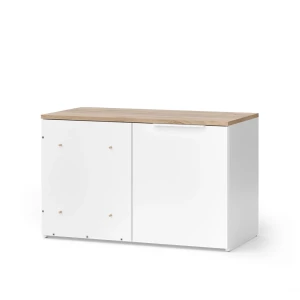 Hjørnekommode Wido Hvid/Sonoma 80 x 50 cm med dør Vicco