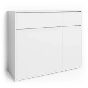 Kommode Ruben Hvid 48 x 101.6 cm med skuffer Vicco