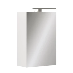 Badeværelsesspejlskab Lavio Hvid 40 x 60 cm med LED-belysning Vicco