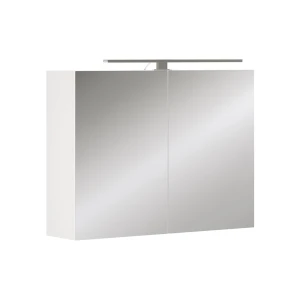 Badeværelsesspejlskab Lavio Hvid 80 x 60 cm med LED-belysning Vicco
