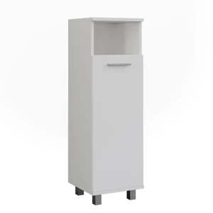Midi kaappi Ilias Valkoinen 30.2x95 cm oven kanssa Vicco