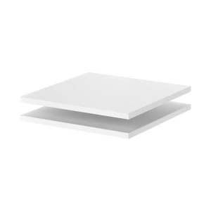 Tablette Claus Blanc Lot de 2 Vicco