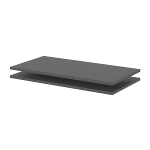 Tablette Claus Anthracite Lot de 2 Vicco