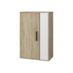 Vægskab Berno Sonoma/Hvid 50.1 x 78.4 cm med 2 rum Vicco