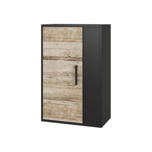 Vægskab Berno Sort/sandet eg 50.1 x 78.4 cm med 2 rum Vicco