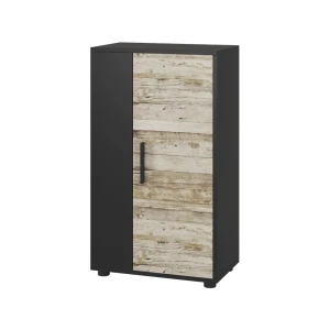 Kommode Berno Sort/sandet eg 50.1 x 87.3 cm med 2 rum Vicco