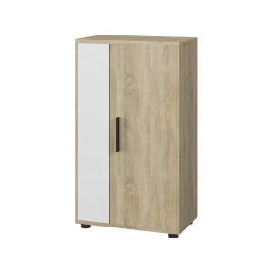 Kommode Berno Sonoma/Hvid 50.1 x 87.3 cm med 2 rum Vicco
