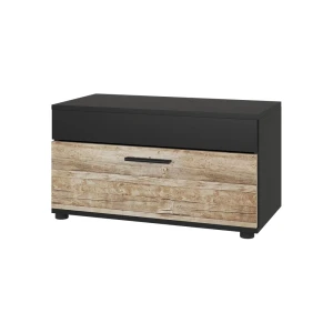 Opholdsstue skab Berno Sort/sandet eg 70.8 x 38.9 cm med hængslet dør Vicco