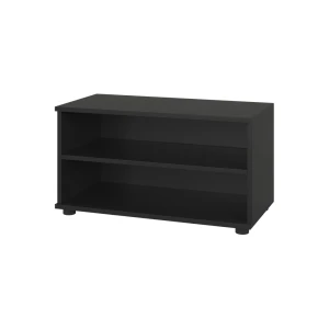 Nappali szekrény Berno Fekete 70.8 x 38.9 cm 2 rekesszel Vicco