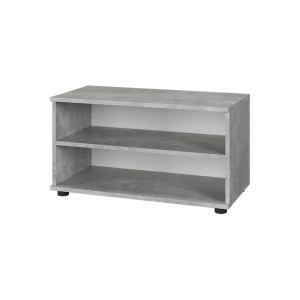 Wohnzimmerschrank Berno Beton 70.8 x 38.9 cm mit 2 Fächern Vicco
