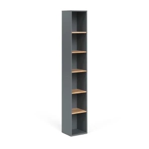 Højt skab Viktor Antracit/gylden eg 30 x 188.6 cm Vicco