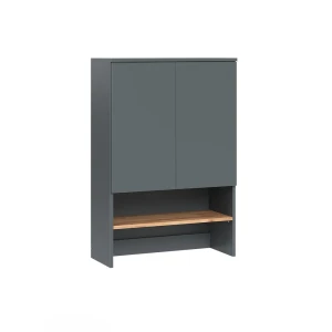 Pyykinpesukonekaappi Viktor Antrasiitti/Goldkraft tammi 68x100.4 cm Vicco