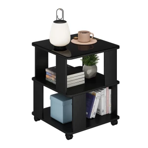 Sofabord Velito Sort 50 x 50 cm Vicco