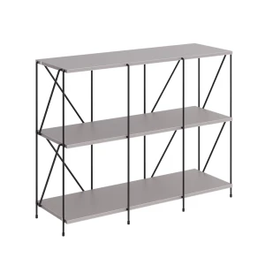 Bogreol Ravix Grå/sort 90 x 71 cm Vicco