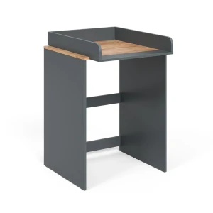 Vaskemaskineskab Viktor Antracit/gylden eg 68 x 88.2 cm 2 dele med pusleunderlag Vicco