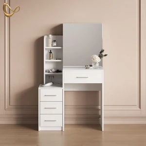Schminktisch Loreta Weiß 80 cm livinity®