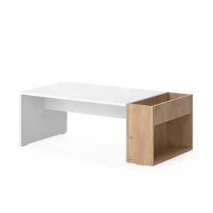 Sofabord Chris Hvid/gylden eg 95 x 49.4 cm Vicco