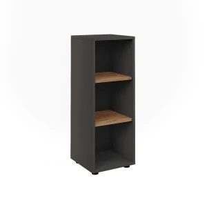 Midi-skab Irma Antracit/Gylden eg 30 x 81 cm med 3 opbevaringsrum Vicco