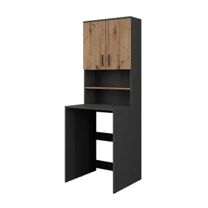 Vaskemaskine skabssæt Irma Antracit/Gylden eg 68 x 88.5 cm 2 dele Vicco