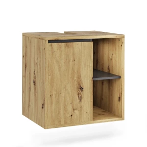 Underskab til håndvask Viola Håndværker/grå 60 x 60 cm med åbne hylder Vicco