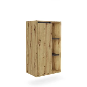 Midi-skab Viola Håndværker/grå 50 x 86 cm med åbne hylder Vicco